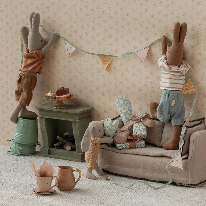 maileg - mini garland scene - winter's moon