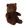 maileg - medium teddy bear in dark chocolate - winter's moon