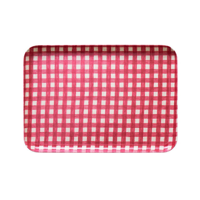 Medium Linen Coated Tray - Winter's Moon