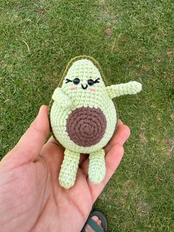 Mini me Avocado Rattle
