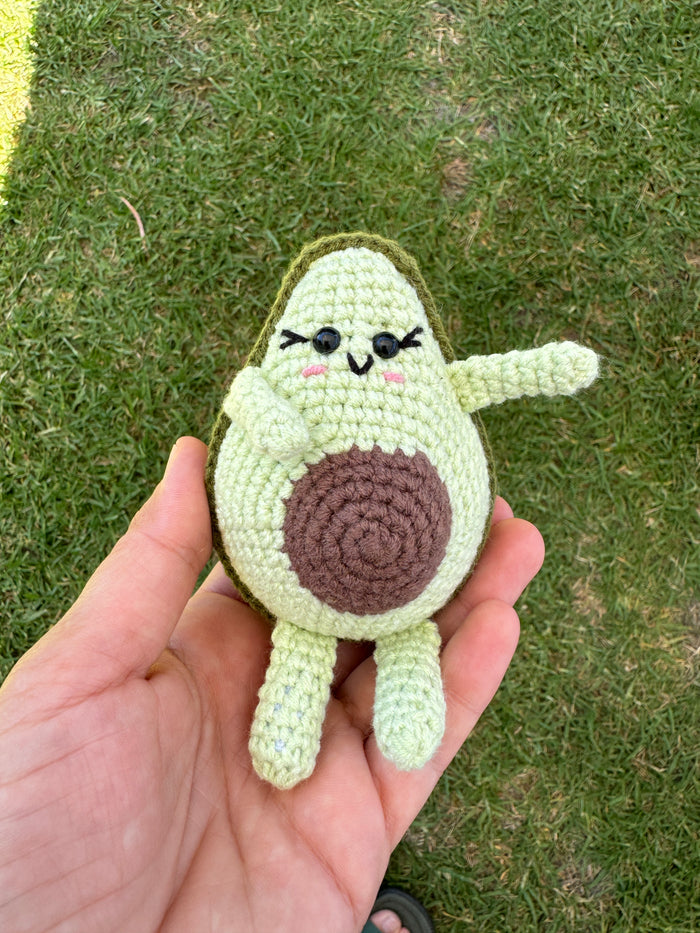 Mini me Avocado Rattle