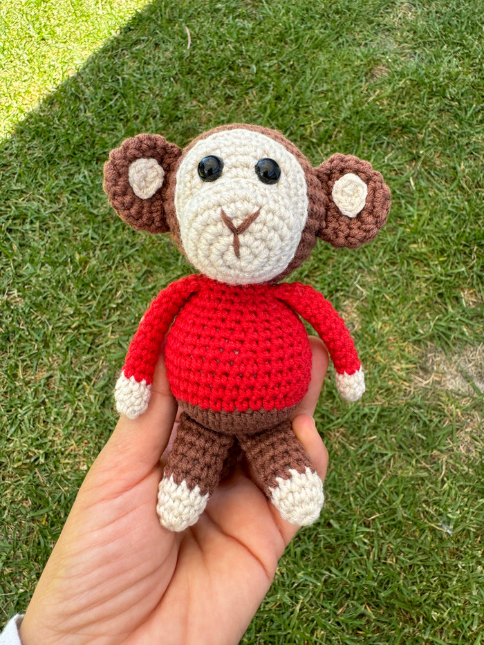 Mini Monkey Toy Rattle