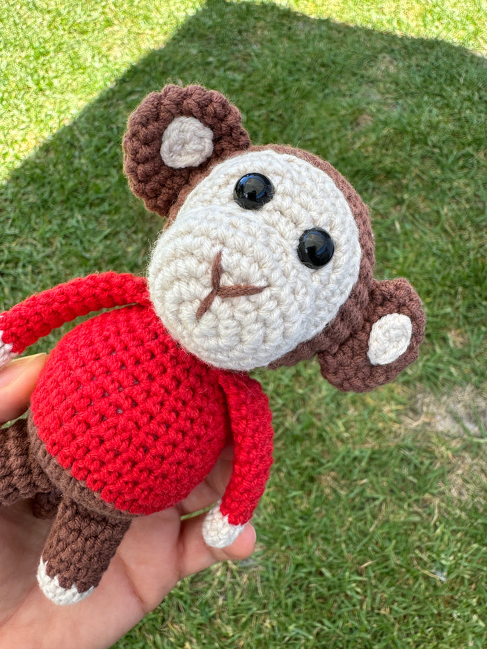 Mini Monkey Toy Rattle