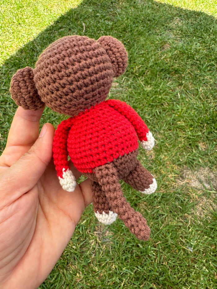 Mini Monkey Toy Rattle