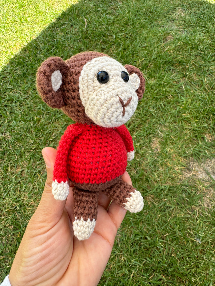 Mini Monkey Toy Rattle