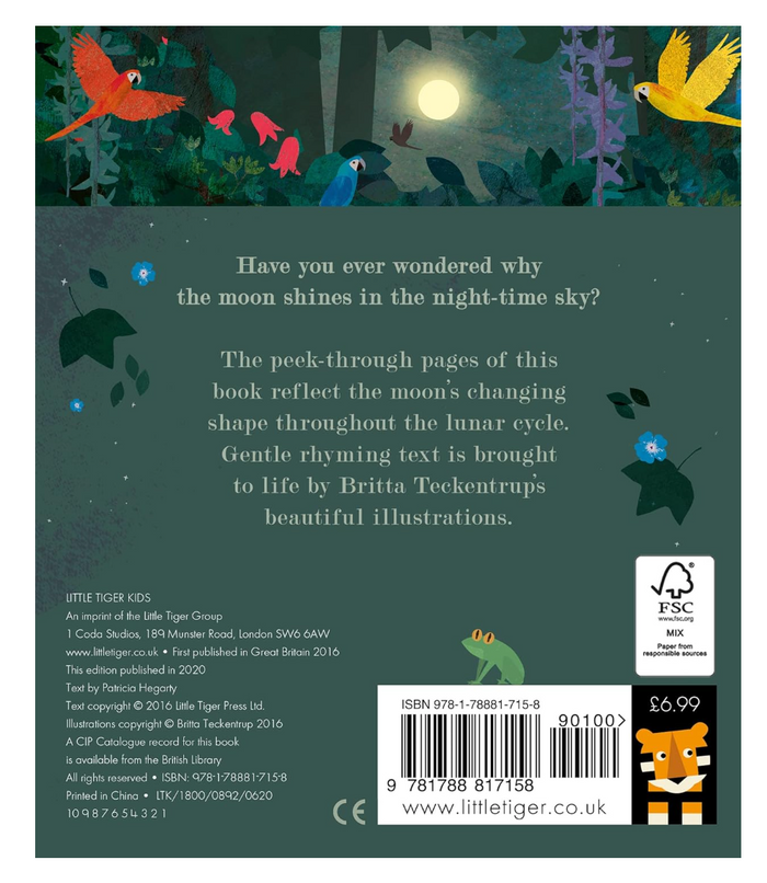 'Moon: Night-Time Around the World' Kids Book - Winter's Moon