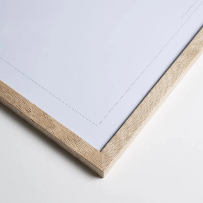 Oak Picture Frame - Winter's Moon