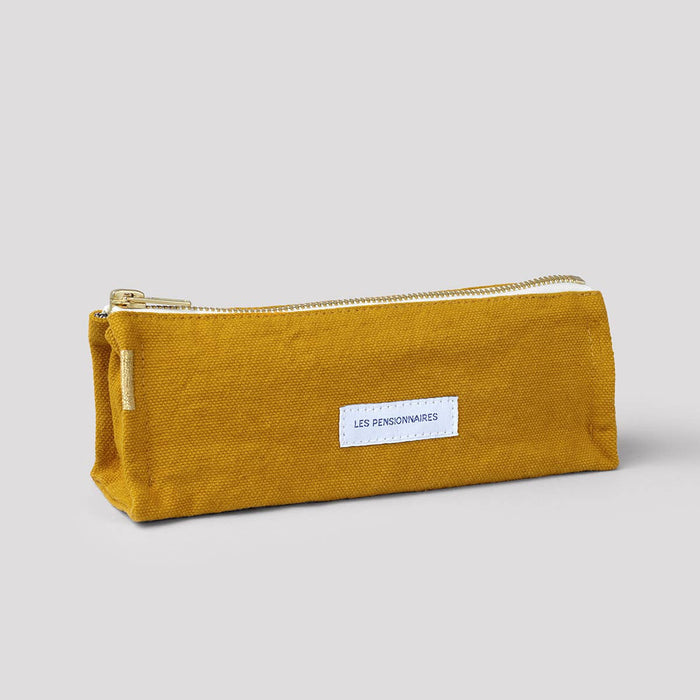 Organic Cotton Canvas Pencil Case - Winter's Moon