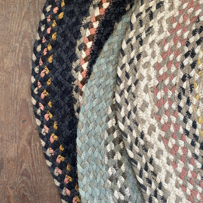 Organic Jute Braided Runner - 61cm x 244cm - Winter's Moon