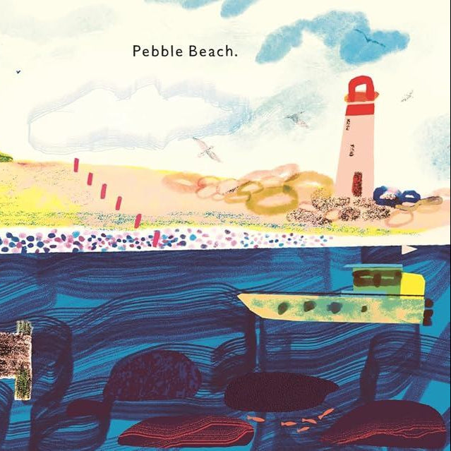 bookspeed - our pebbles book spread - winters moon