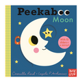 bookspeed - peakaboo moon kids slider book - winter's moon