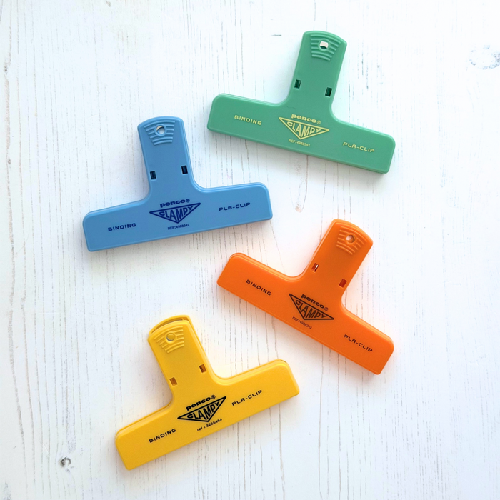 Stone marketing - Clampy pla-clips on white background- winters moon