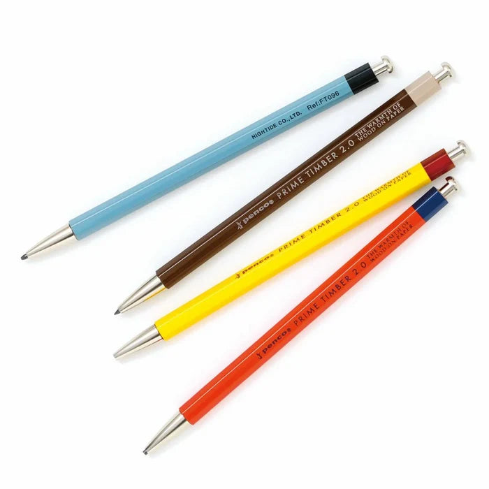 stone marketing - penco prime timber mechanical pencil group photo - winter's moon