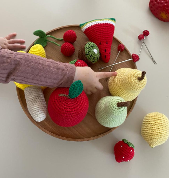 Pre Order- Handmade Crochet Fruit Set| 10 pieces
