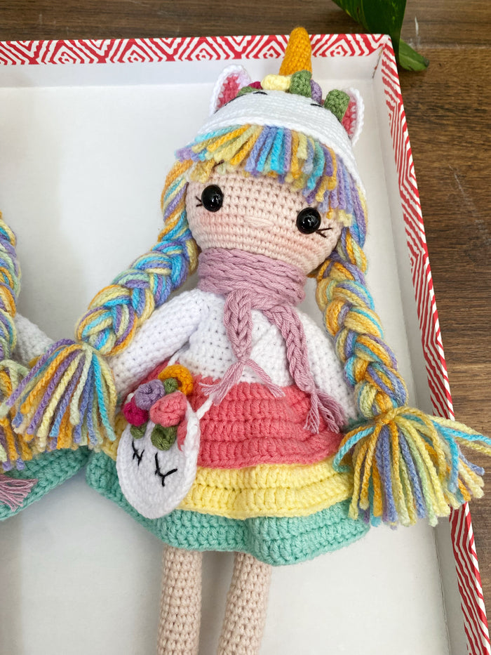 Rainbow The Unicorn Doll
