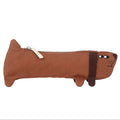 donna wilson - sausage dog pencil case - winter's moon