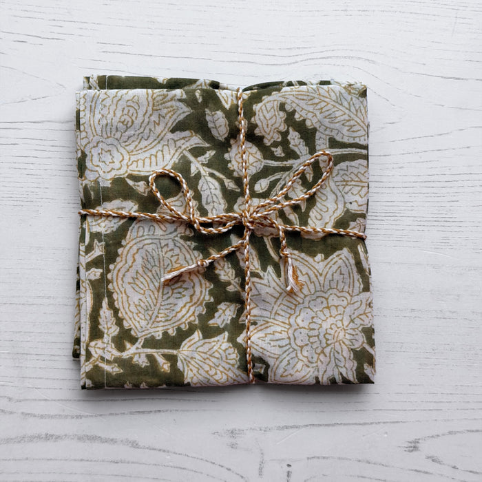 Set of 2 Napkins - Chandra Khaki
