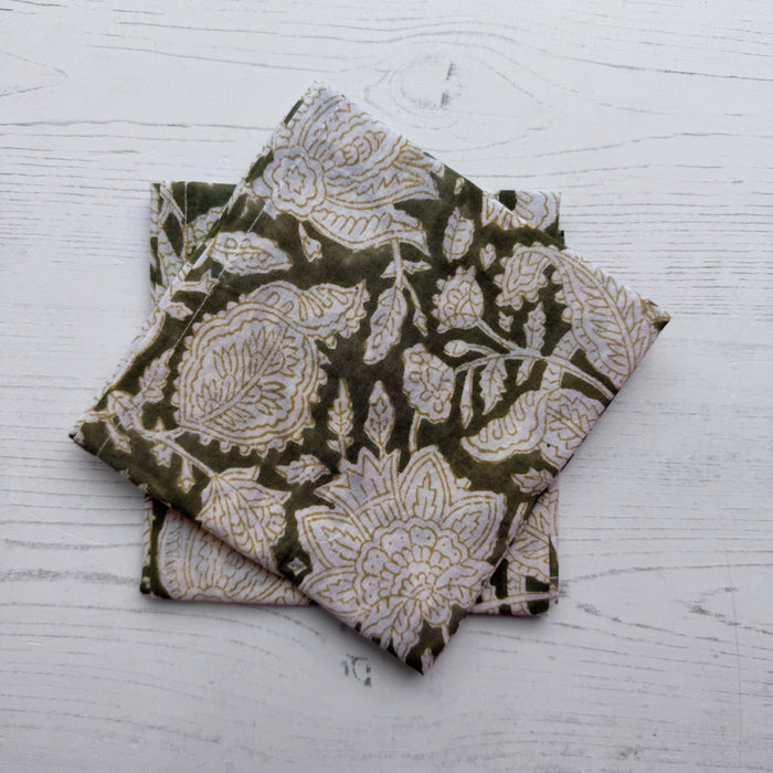 Set of 2 Napkins - Chandra Khaki
