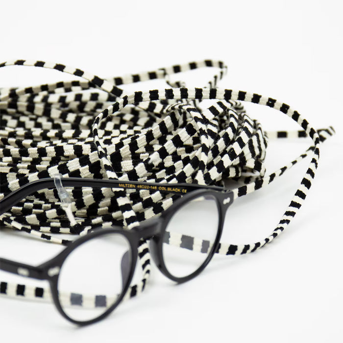 afro art - glasses strap - winter's moon