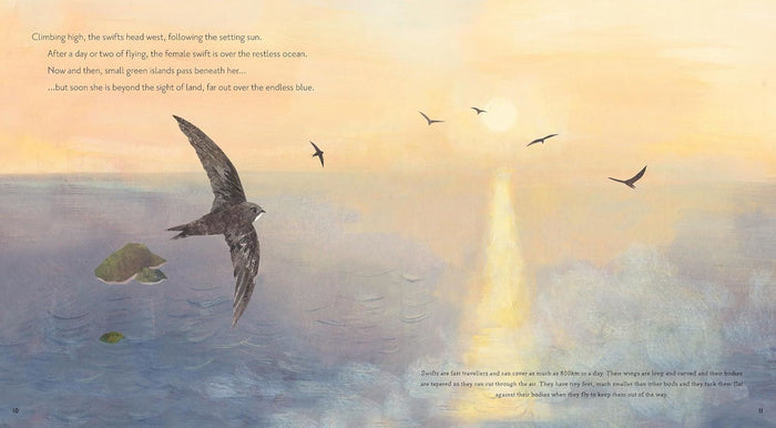 bookspeed - super swifts kids book spread - winter's moon