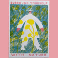 'Surround Yourself By Nature' A3 Risograph Print - Winter's Moon