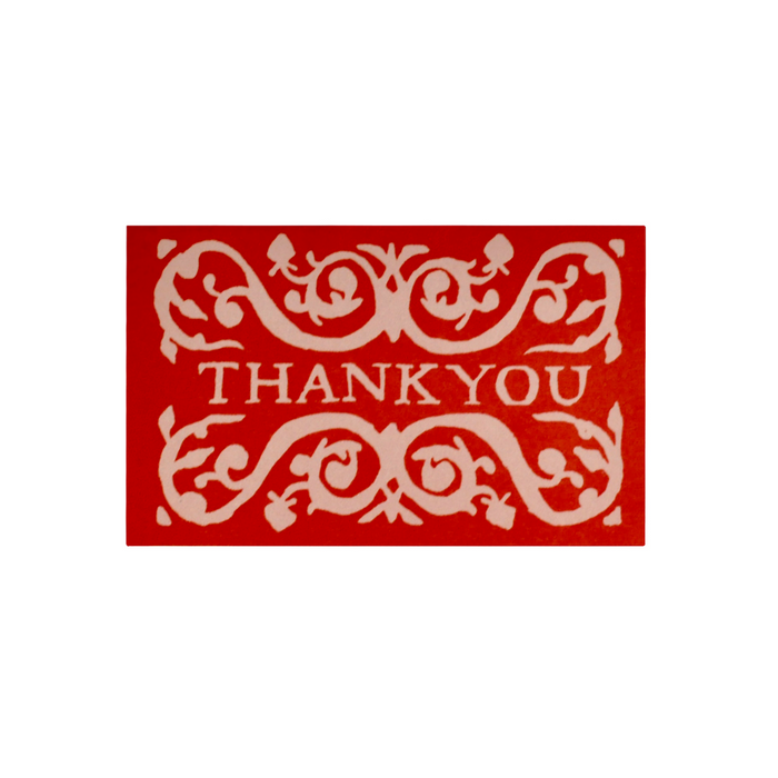 'Thank You' Pack of 6 Mini Cards