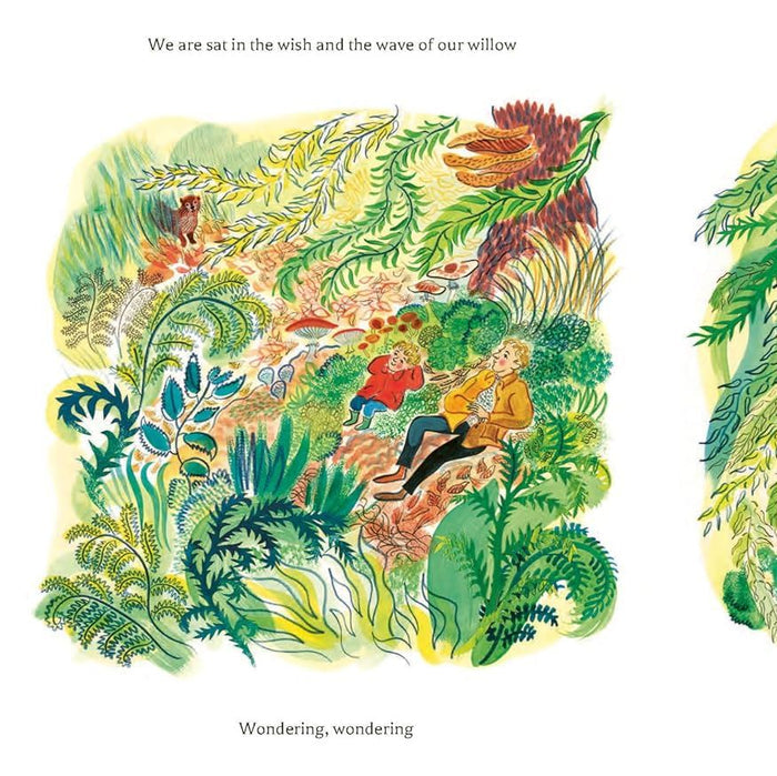 bookspeed - a world to come kids book spread 1 - winter's moon