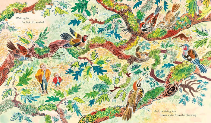 bookspeed - a world to come kids book spread 2 - winter's moon