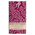 Very Slim List Book - Dancing Hare Violet