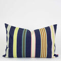 afroart / a world of craft - violetta striped cushion - winter's moon