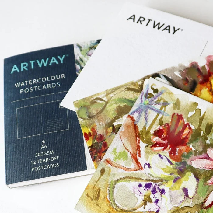 artway - watercolour postcards - winter's moon