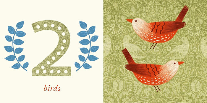 bookspeed - william morris kids board book page spread - winter's moon