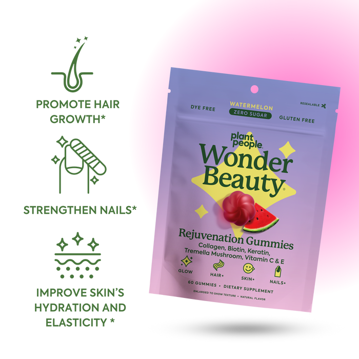 Benefits of WonderBeauty 
PROMOTE HAIR GROWTH*
STRENGTHEN NAILS*
IMPROVE SKIN'S HYDRATION AND ELASTICITY