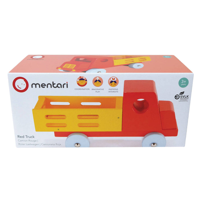 Wooden Mentari Toy Truck - Winter's Moon